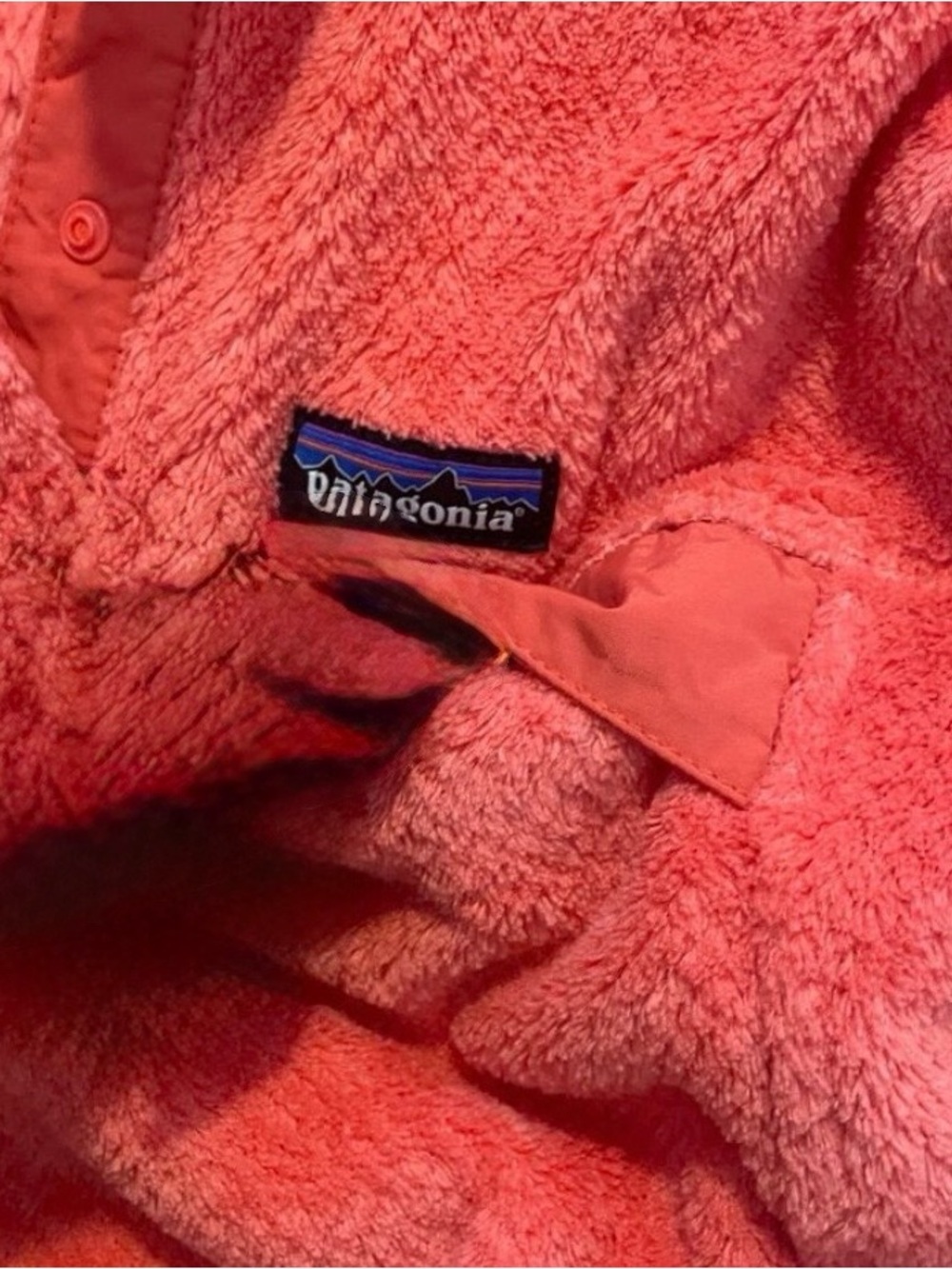 Patagonia Women’s Size Medium Coral Snap-T Fleece Pullover - Picture 3 of 9